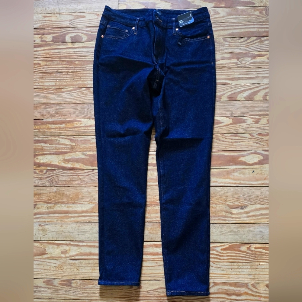 EXPRESS FLEX X  Skinny Mid Rise jeans size large 12-14-16 LONG